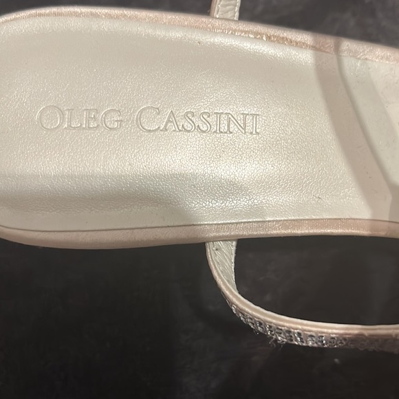 Champagne Sparkling Strappy Bridesmaid Heels size 9 - Picture 2 of 5